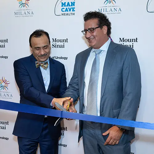 Man Cave Health Ribbon Cutting at Mount Sinai, photo 1 of 14