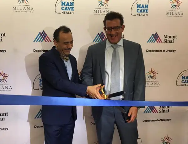 Man Cave Health Ribbon Cutting at Mount Sinai, photo 14 of 14
